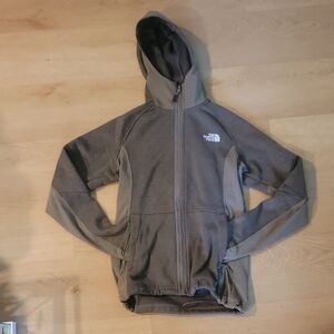 The North Face Charcoal and Olive Hooded Jacket